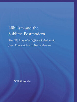 cover image of Nihilism and the Sublime Postmodern